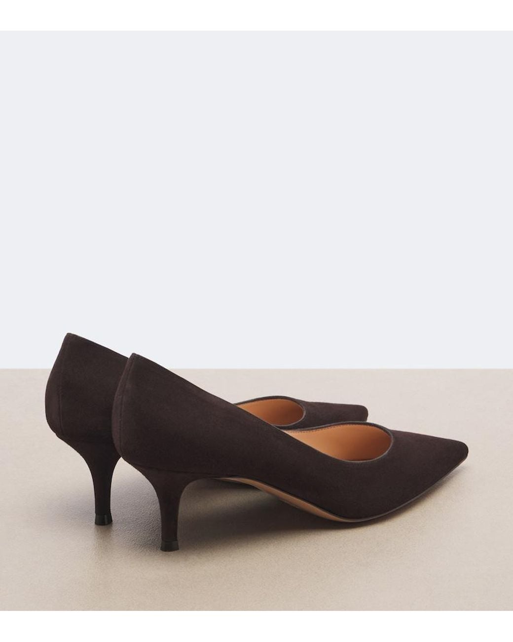 Gianvito Rossi Brown Gianvito Suede Pumps