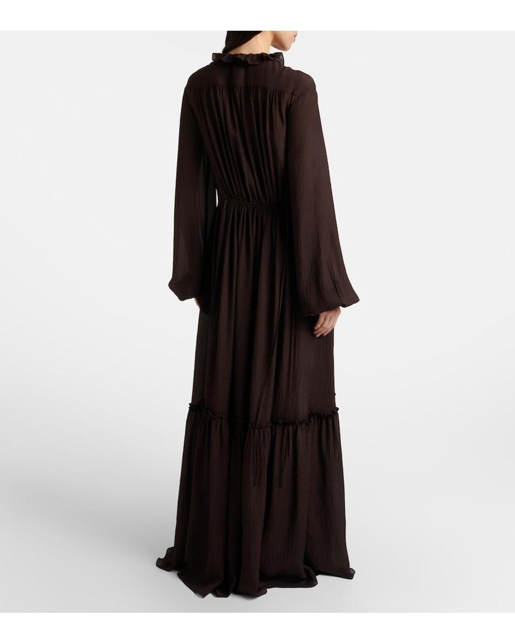 Joseph Black Lotus Maxi Dress