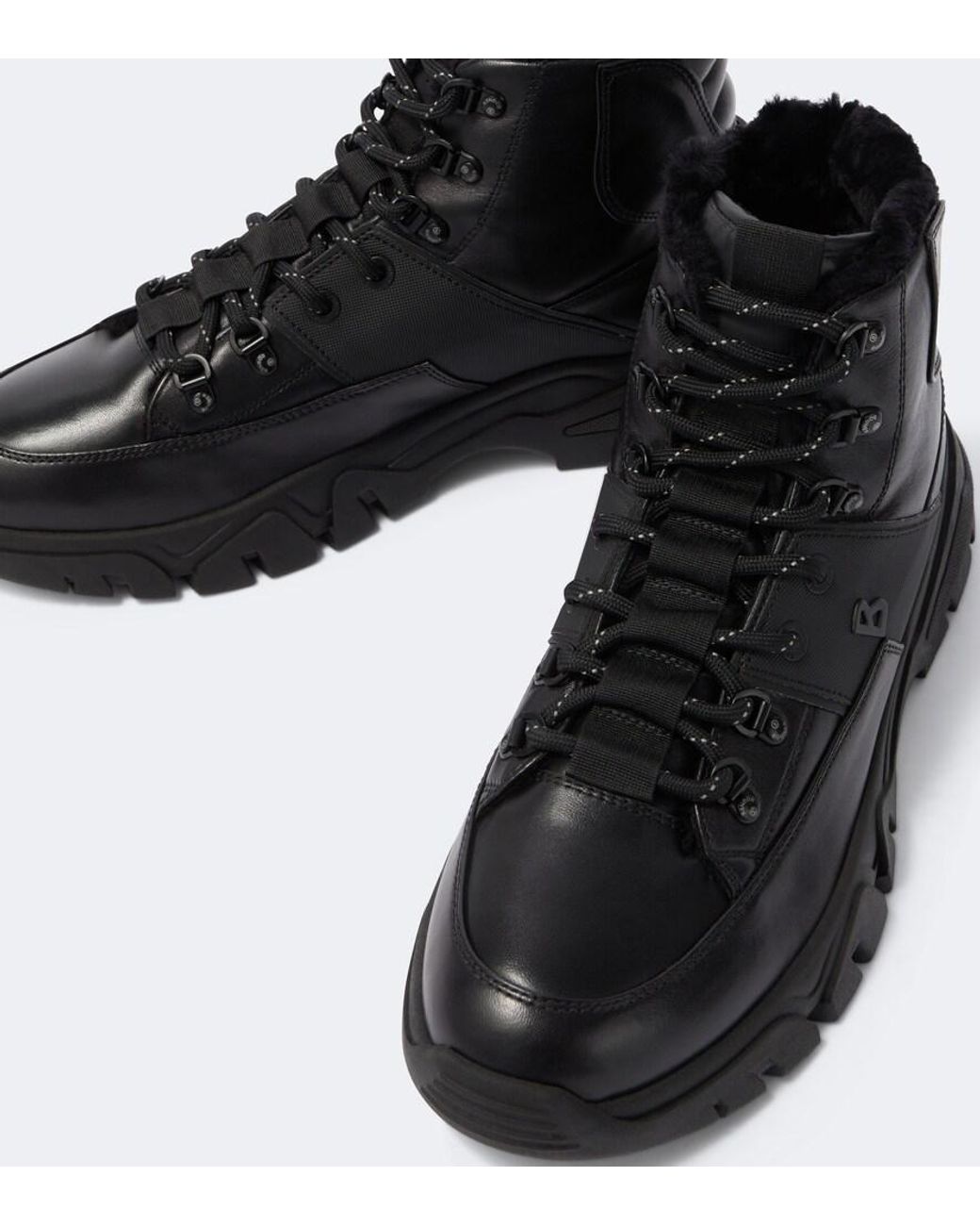 Bogner Black Copper Mountain Lace-Up Boots for men