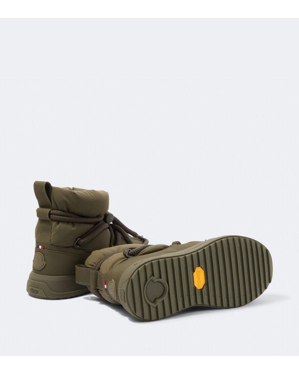 Moncler Green Altive Mid Snow Boots for men
