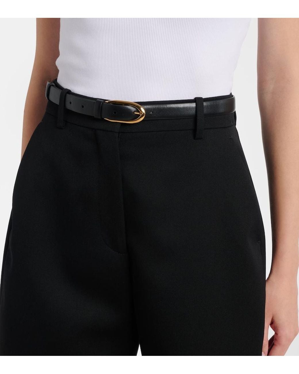 Givenchy Black Leather Belt