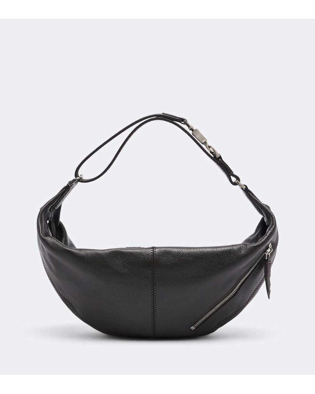 Lemaire Black Quiver Mini Leather Top-Handle Bag