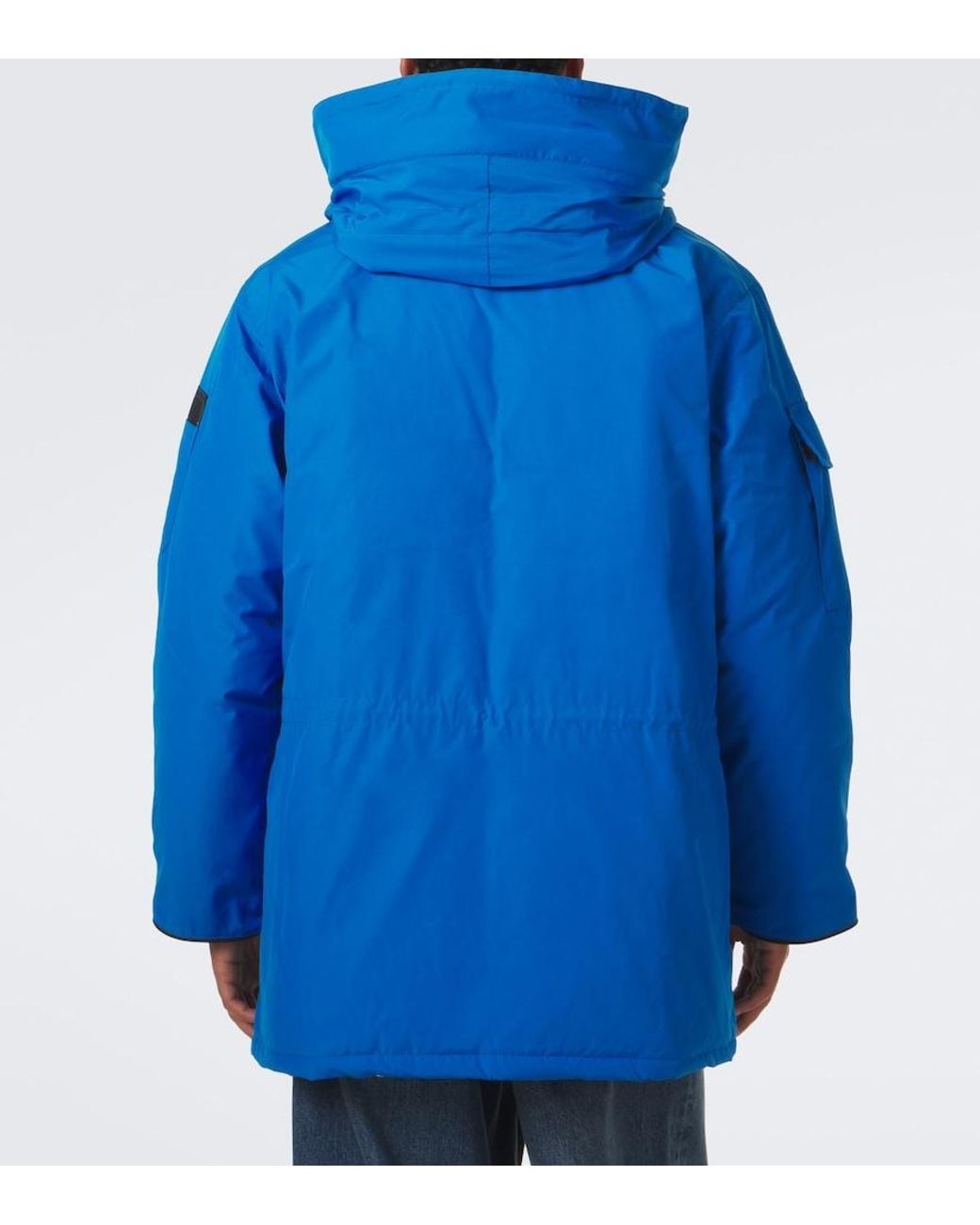 Canada Goose Blue Expedition Hooded Down Parka for men