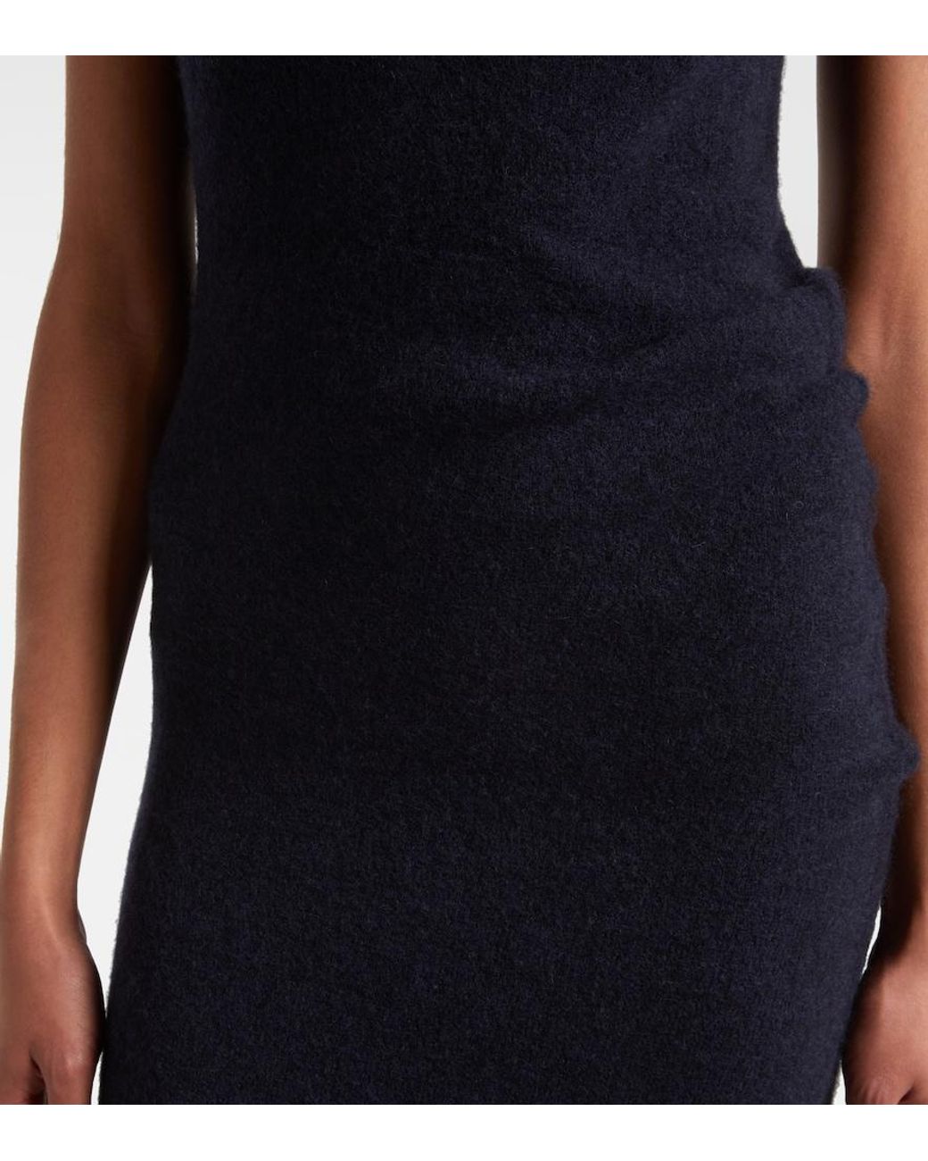Proenza Schouler Blue Abie Knitted Maxi Dress