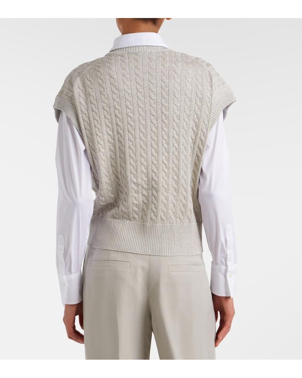 Pullover di Brunello Cucinelli in White