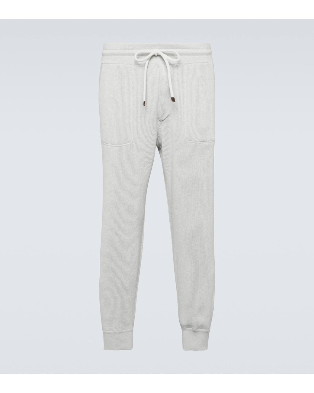 Ribbed knit sweatpants sale