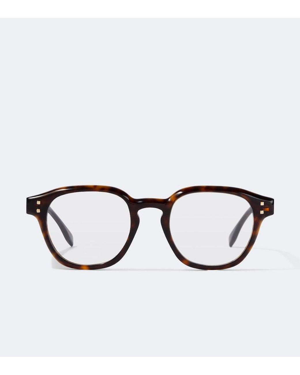 Occhiali Five Sisters Squadrati di Fendi in Brown da Uomo