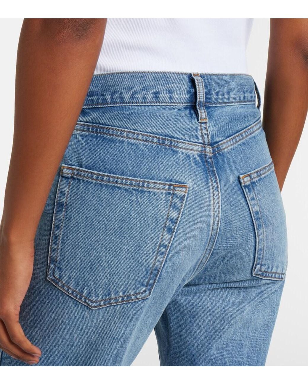 FRAME Blue The Lax Flared Jeans