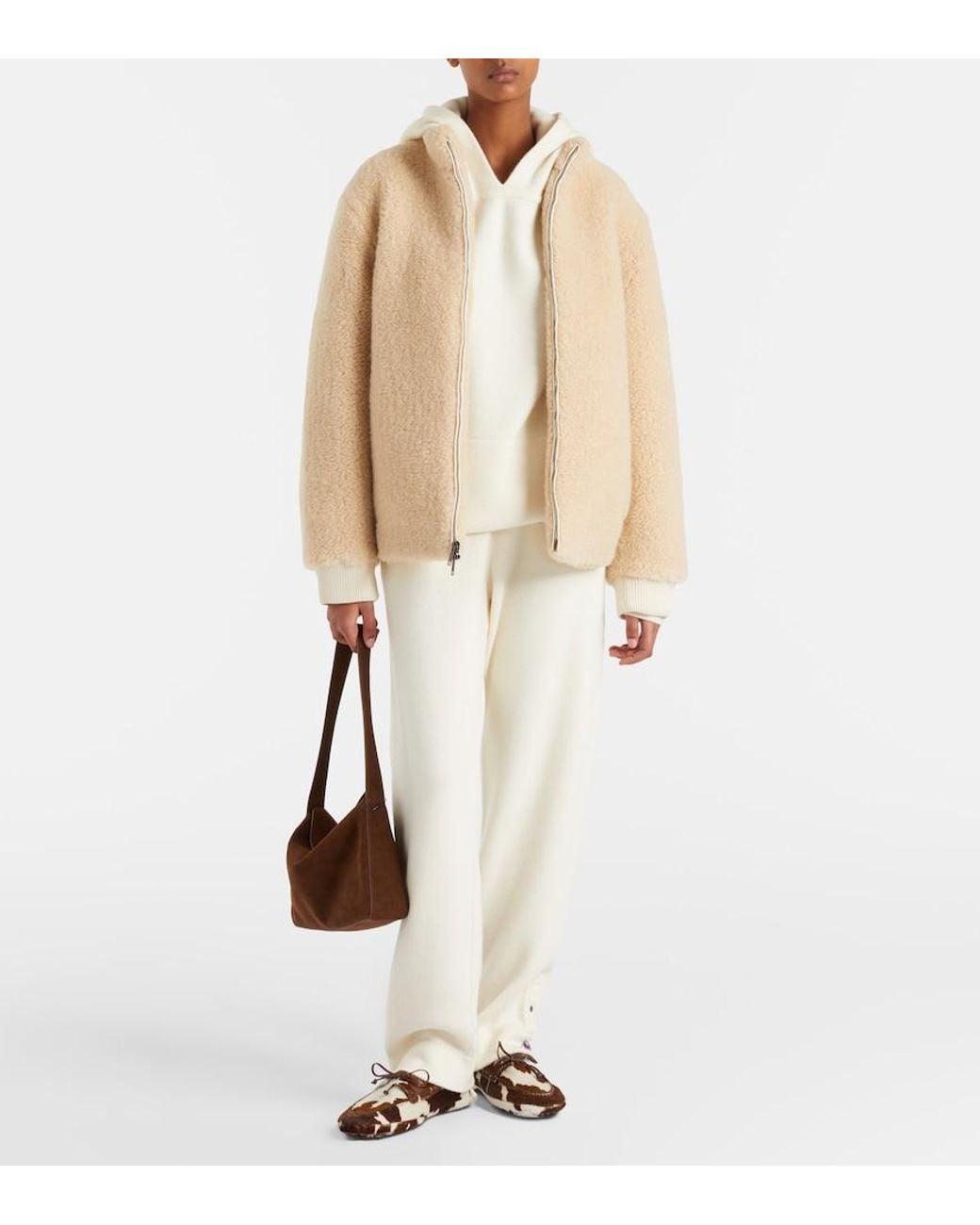 God's True Cashmere Natural Cashmere Jacket