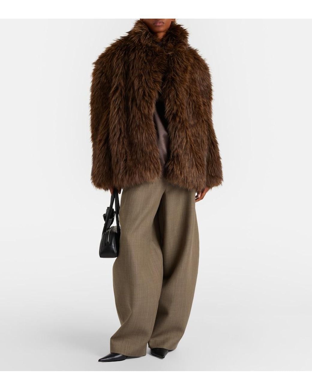 Magda Butrym Brown Cropped Jacket