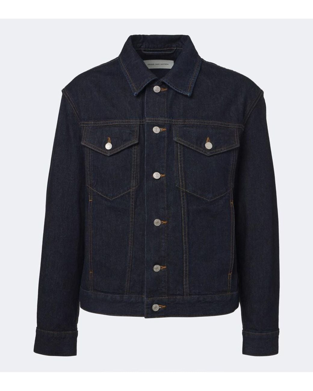 Dries Van Noten Blue Denim Jacket for men
