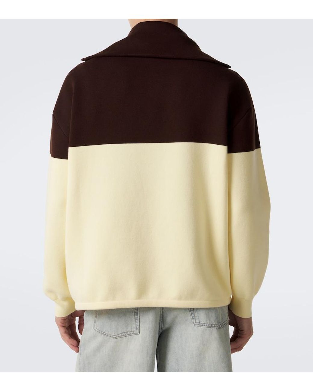 Pullover Anagram di Loewe in Yellow da Uomo