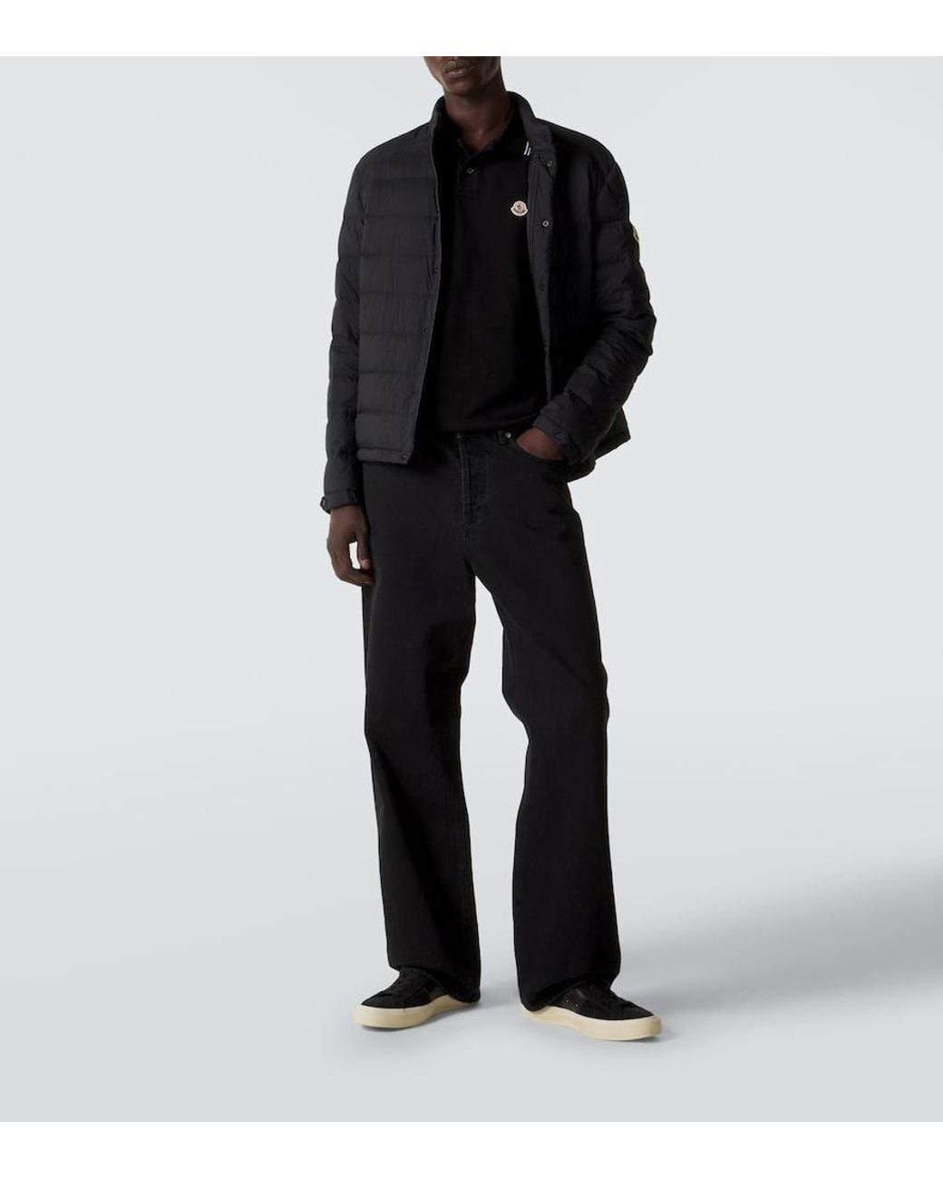 Moncler Blue Selves Down Jacket for men