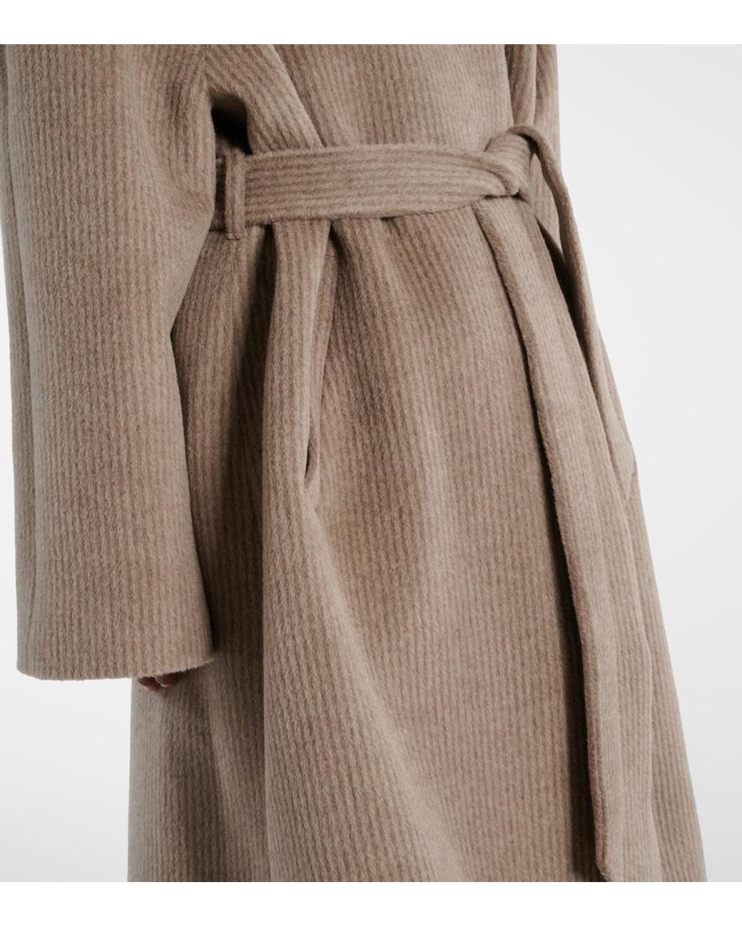 Magda Butrym Natural Wool Coat