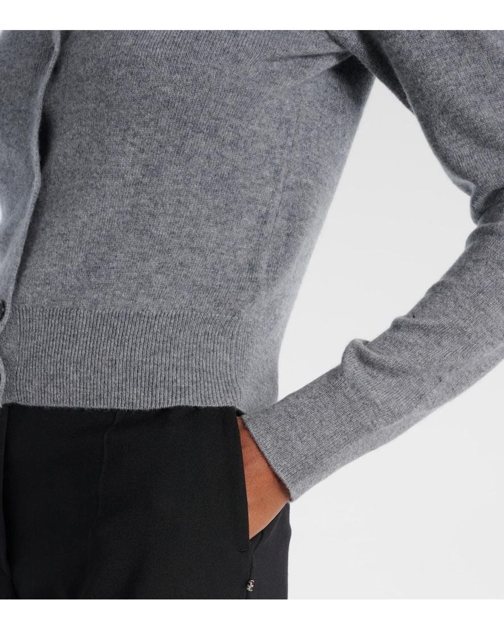 Nili Lotan Gray March Cashmere Cardigan