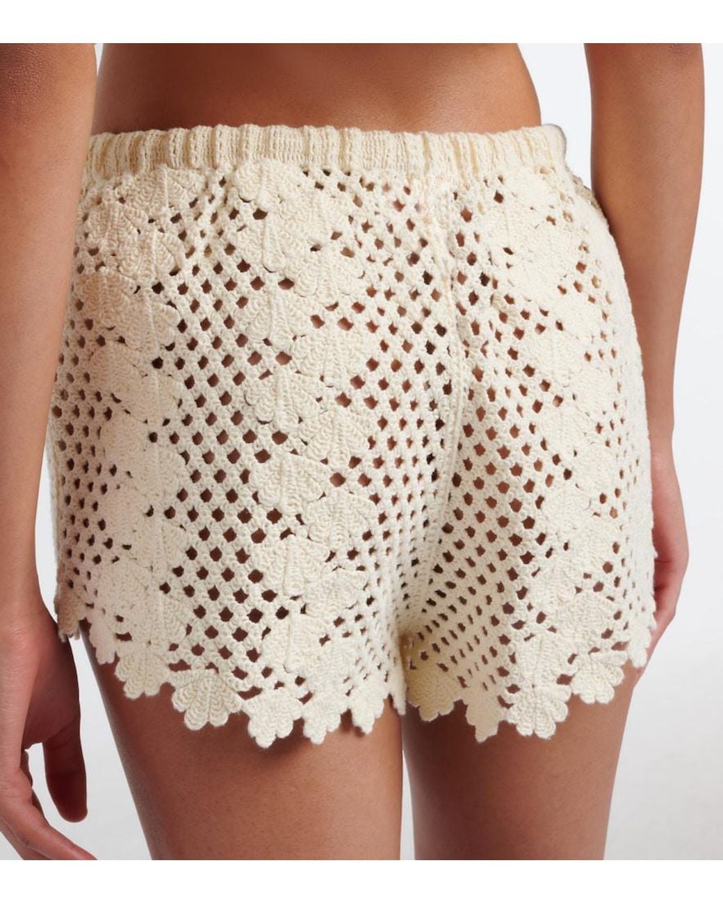 Posse Natural Saskia Crochet Shorts
