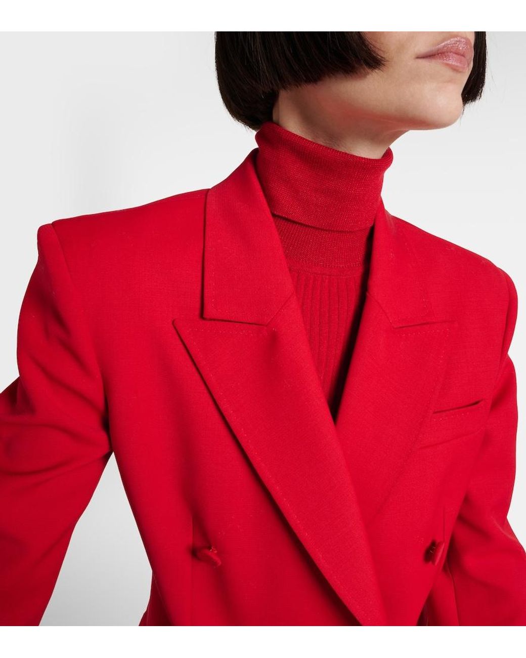 Gabriela Hearst Red Gavin Virgin Wool Blazer