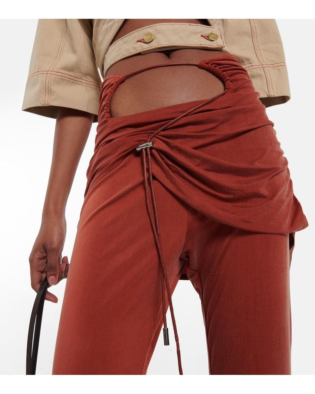 Jacquemus Red Pants