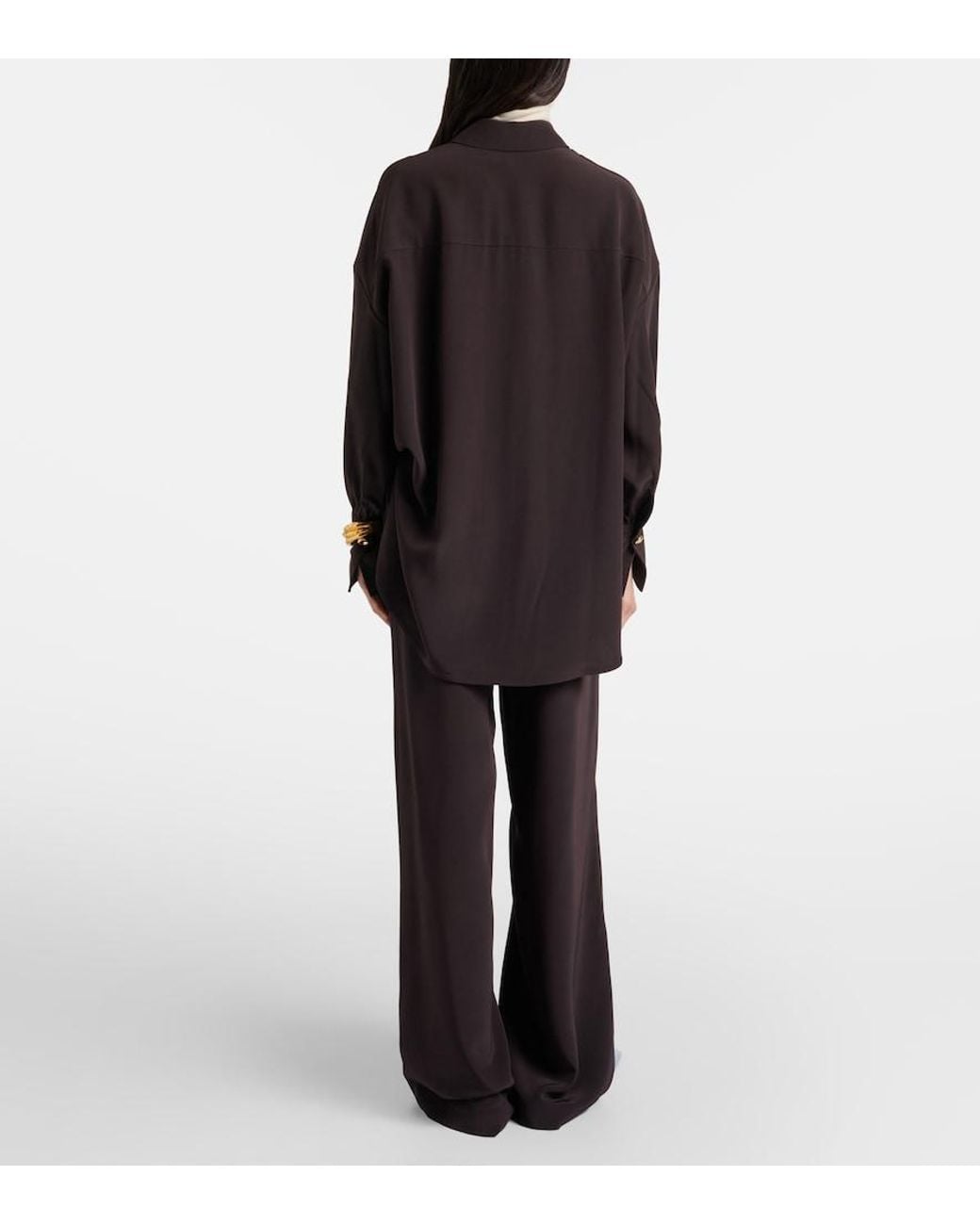 Joseph Black Nour Wide-Leg Pants