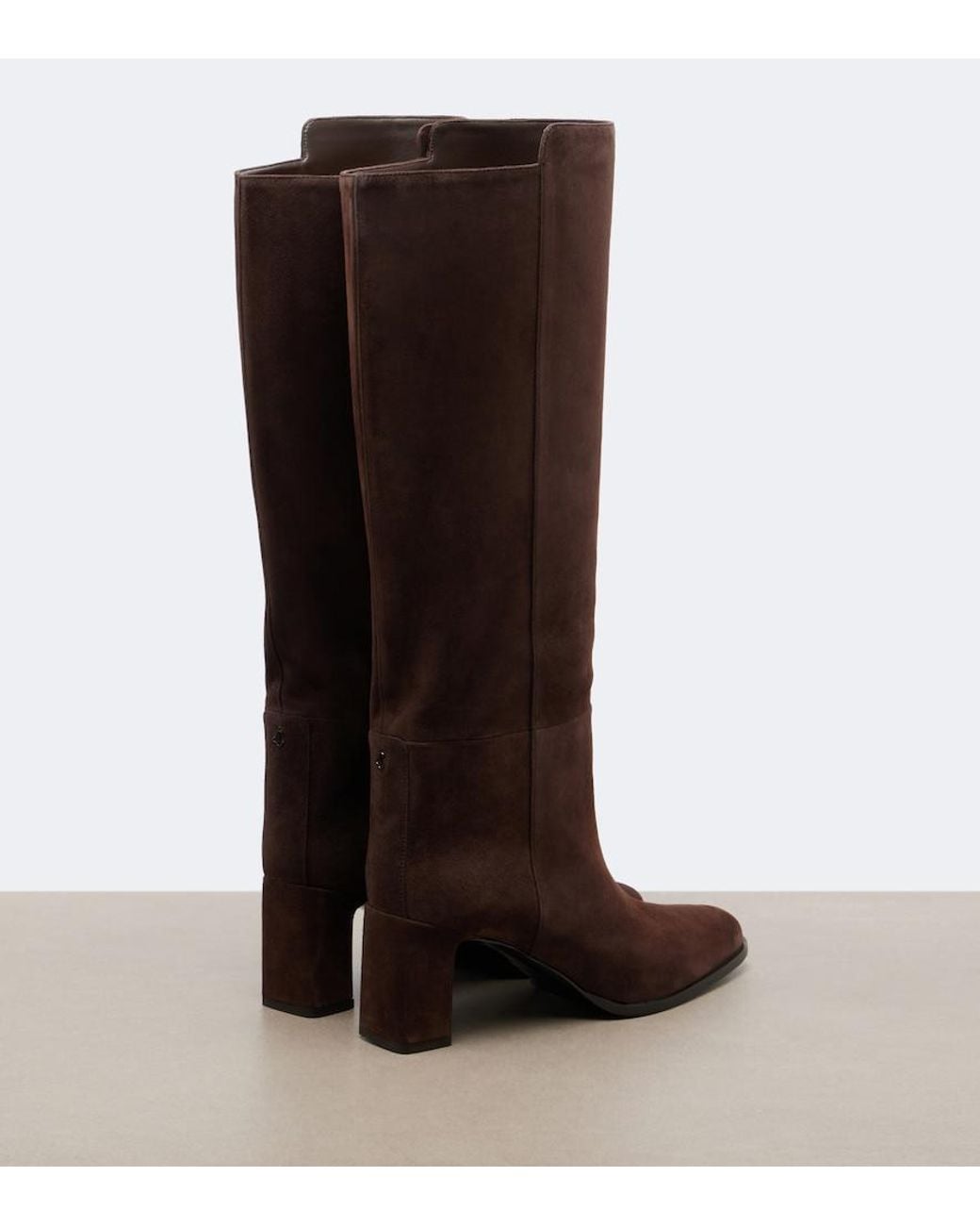 Jimmy Choo Brown Caly Suede Knee-High Boots