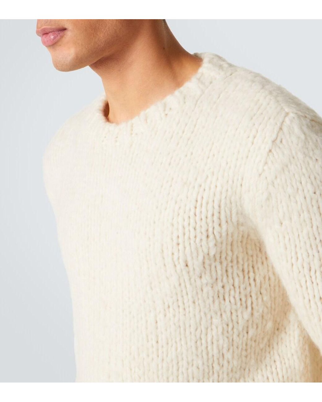 Gabriela Hearst Natural Cashmere Sweater for men