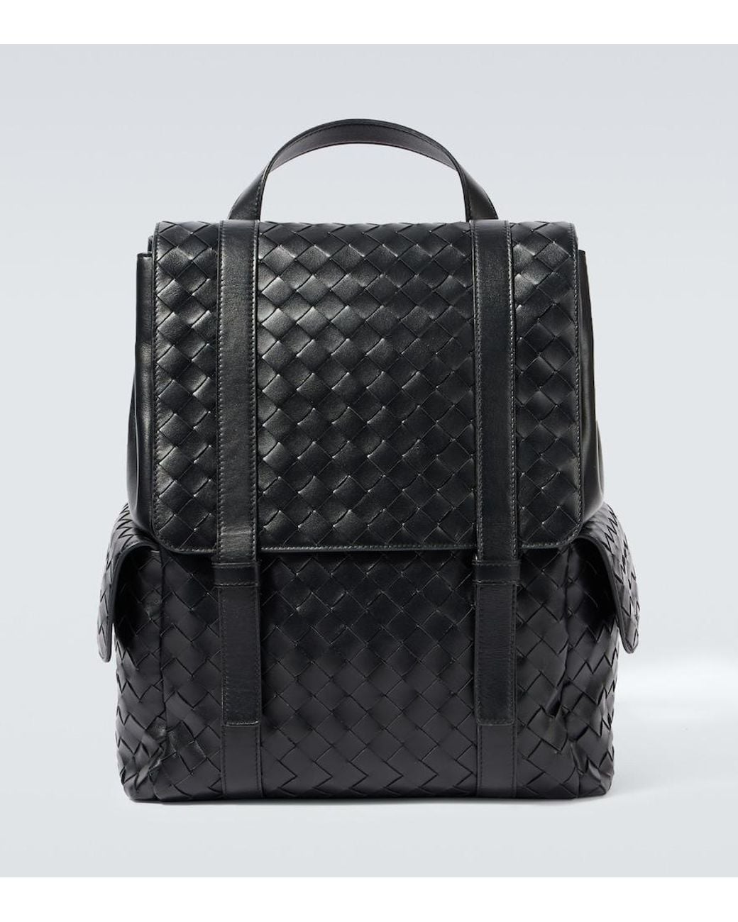 Bottega Veneta Black Back To School Backpack for men