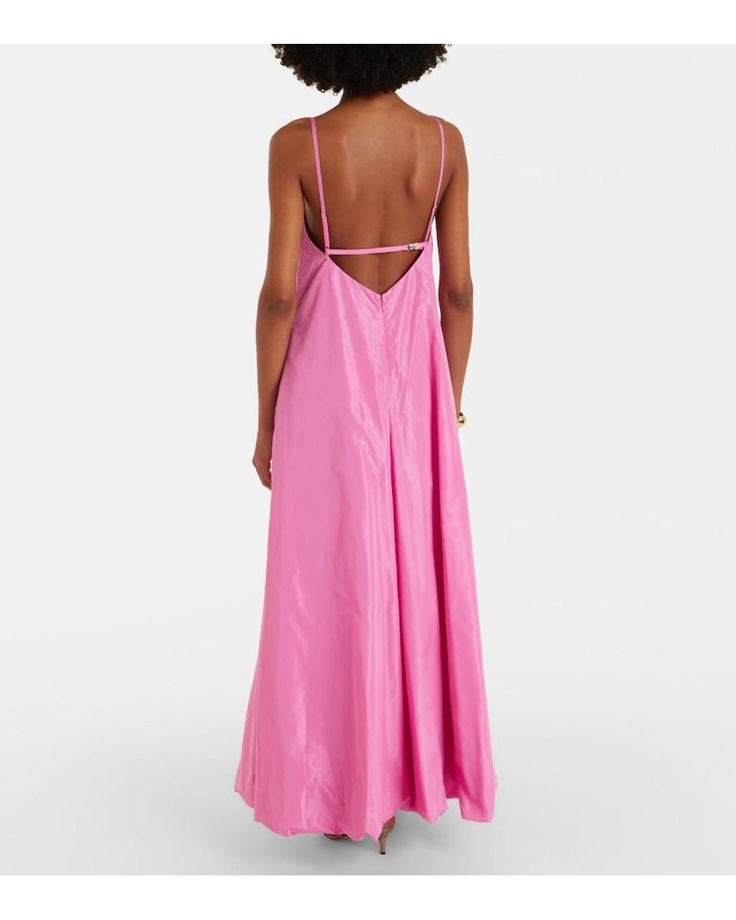 Staud Pink Paloma Maxi Dress
