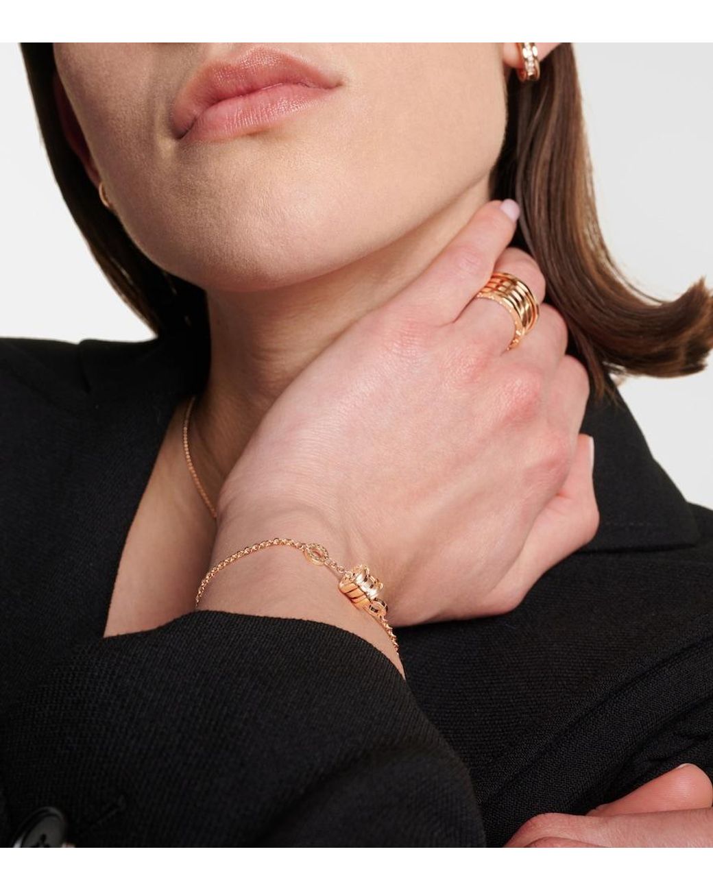 BVLGARI Metallic B.Zero1 18Kt Rose Bracelet