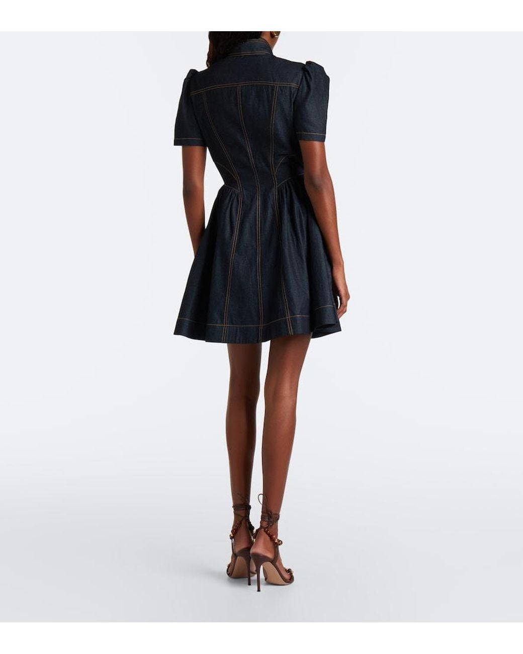 Zimmermann Black Denim Shirtdress