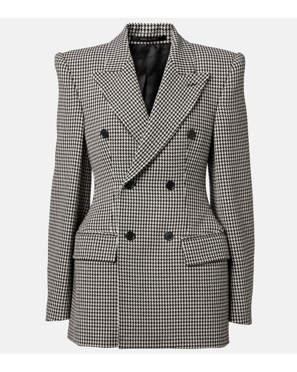Balenciaga Gray 'Hourglass' Blazer