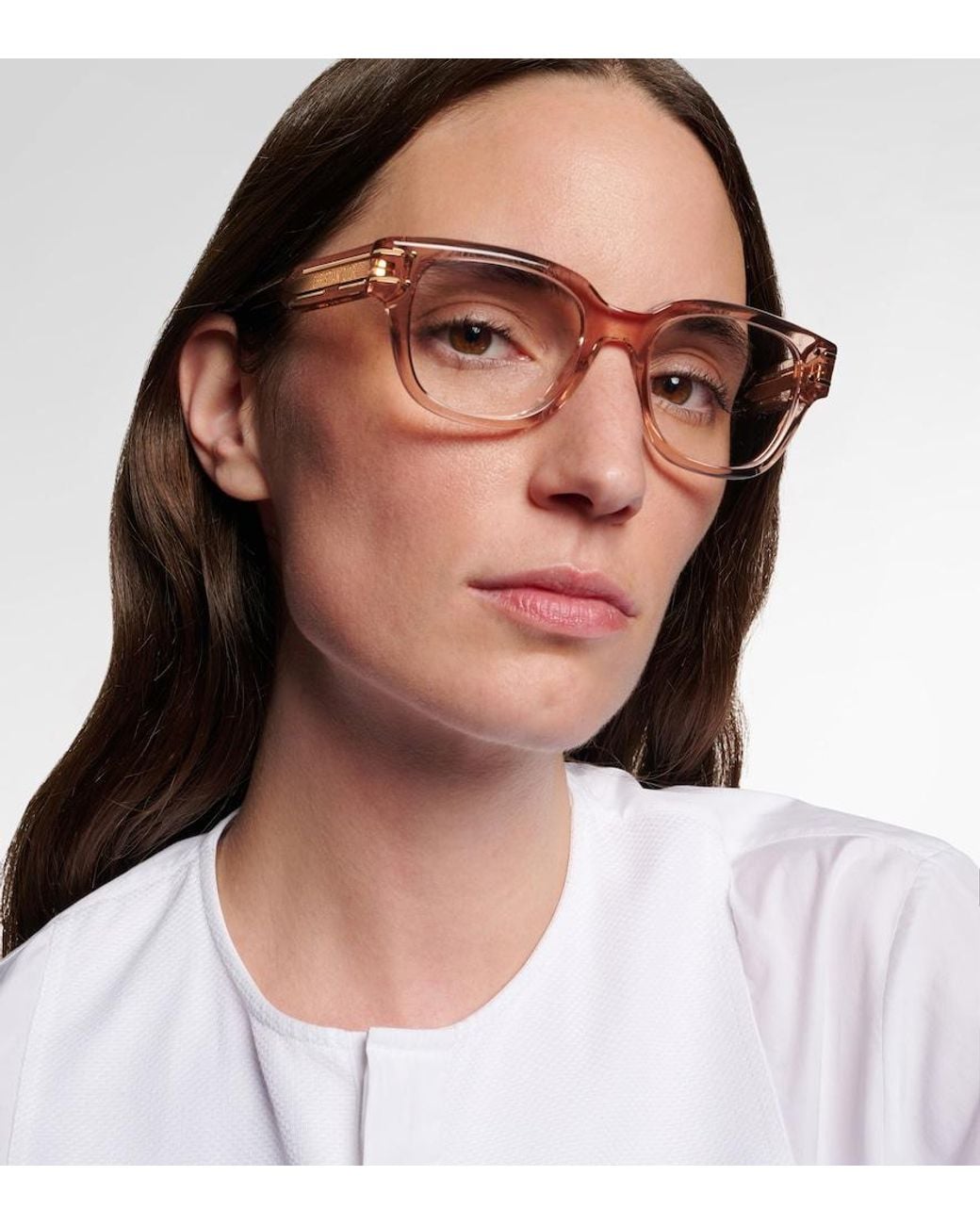 Dior Natural Diorsignatureo S6I Rectangular Glasses