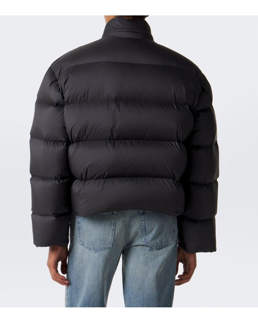 Gucci Black Web Stripe Down Jacket for men