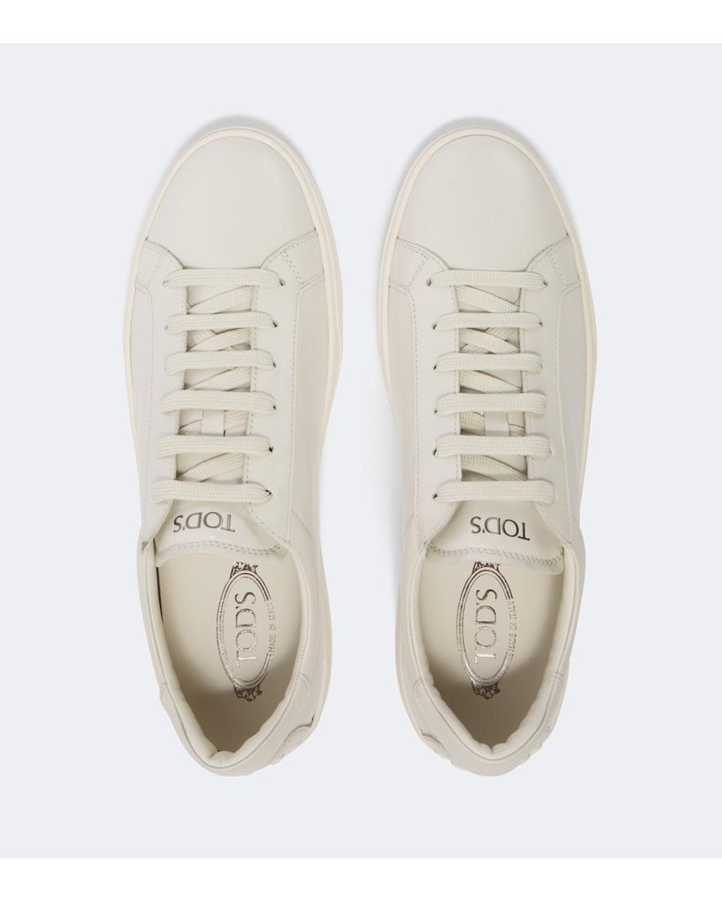 Tod's White Leather Sneakers for men