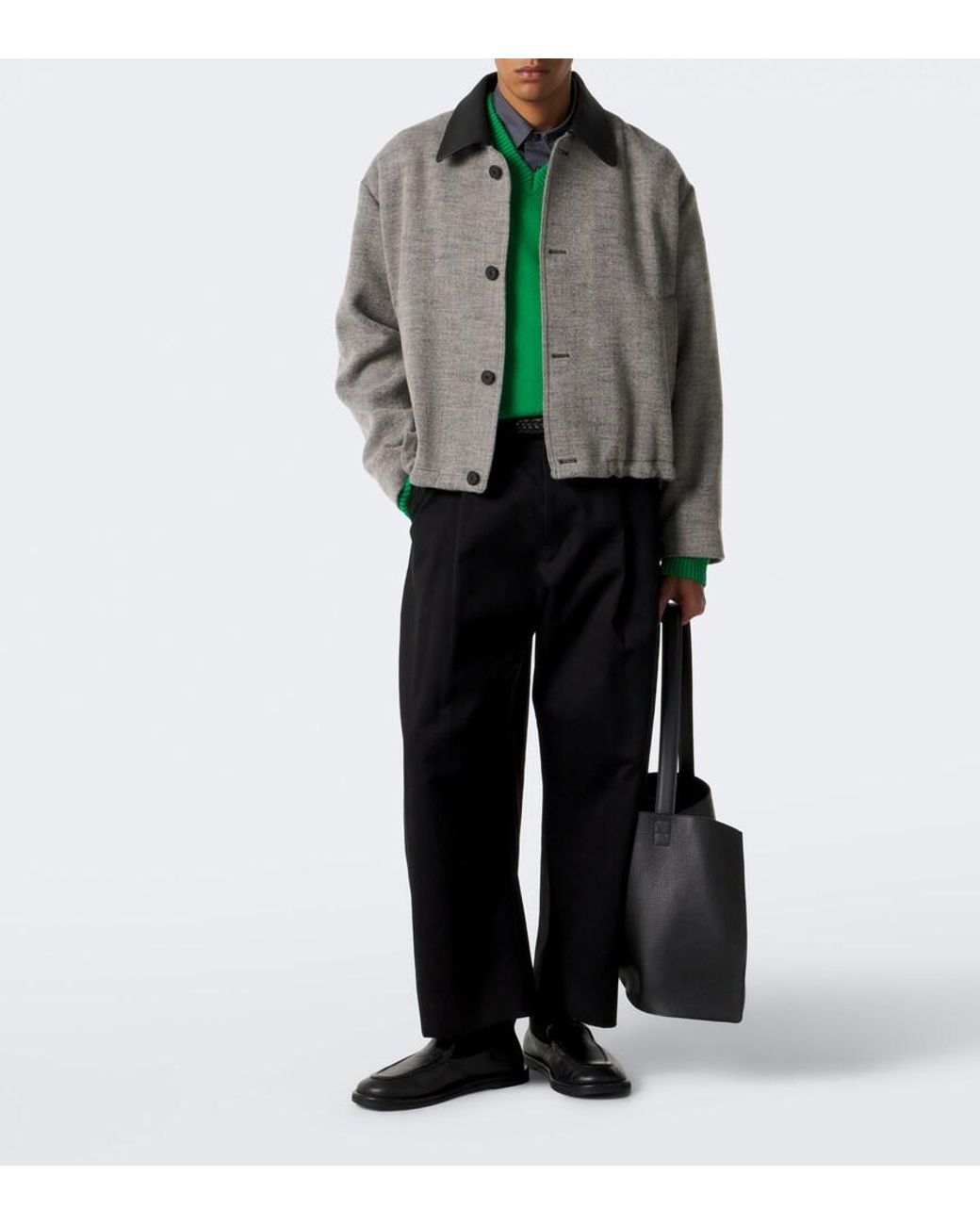 Studio Nicholson Green Miska Wool Sweater for men