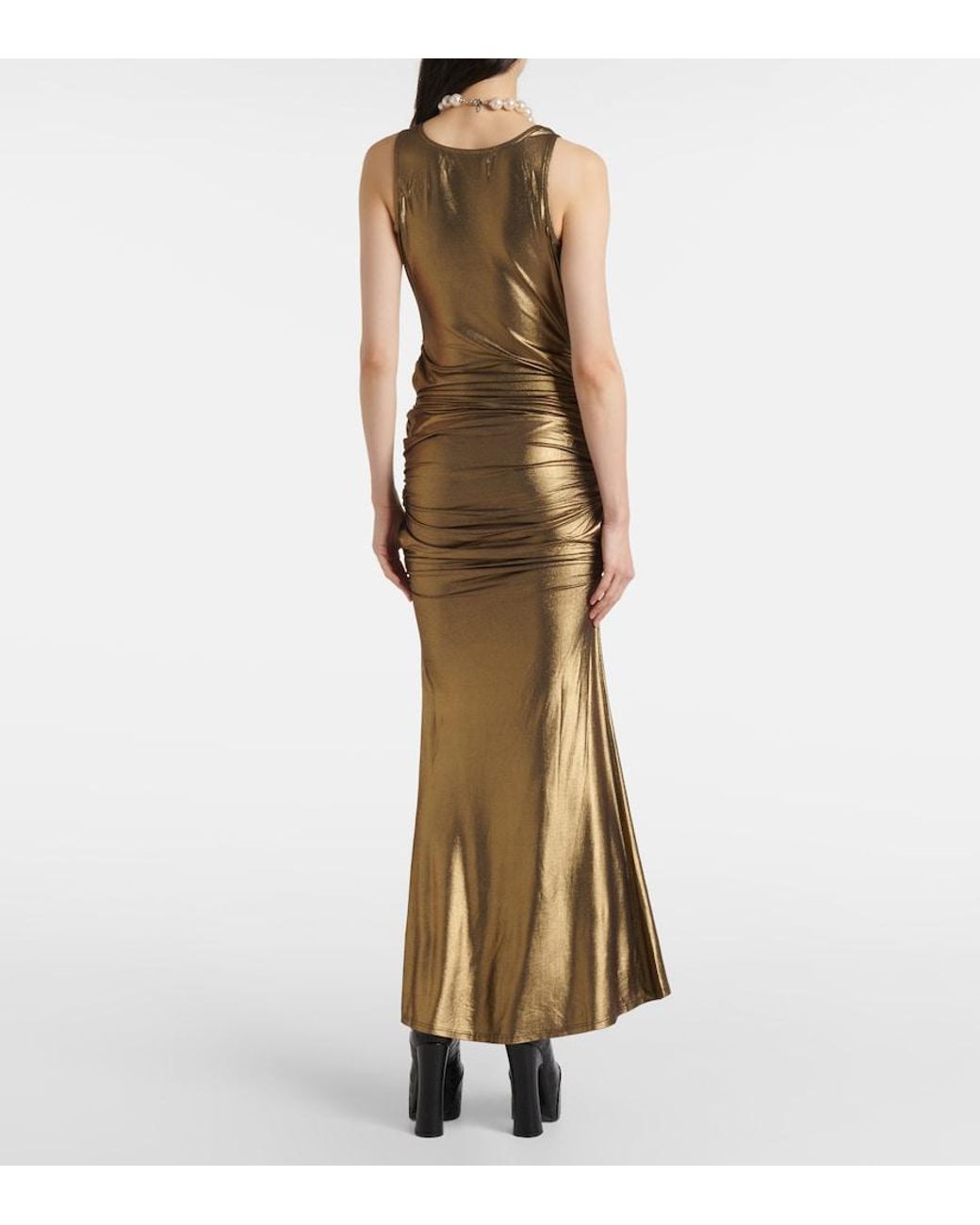 Vivienne Westwood Metallic Liz Maxi Dress