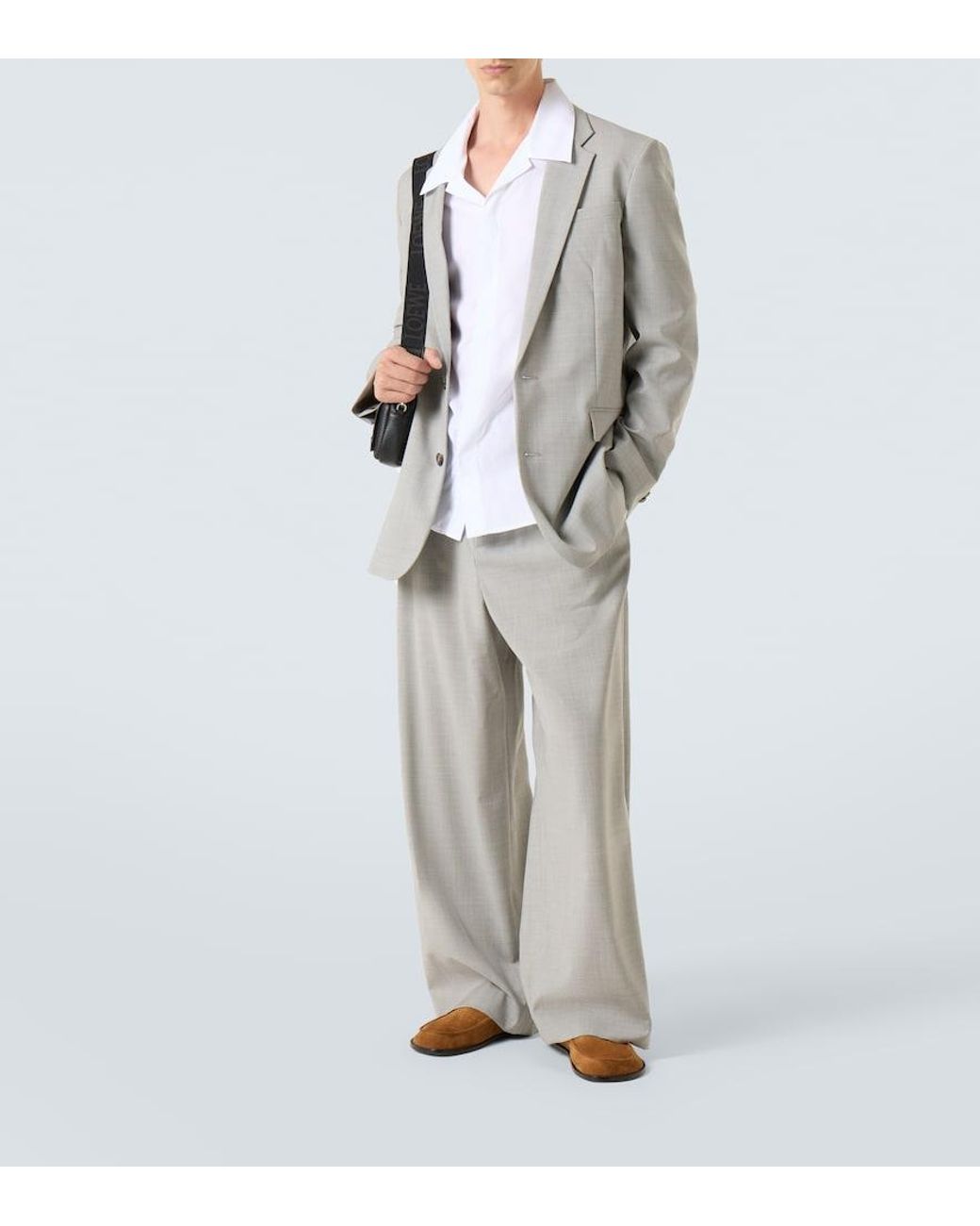 Camicia Bowling di Loewe in White da Uomo