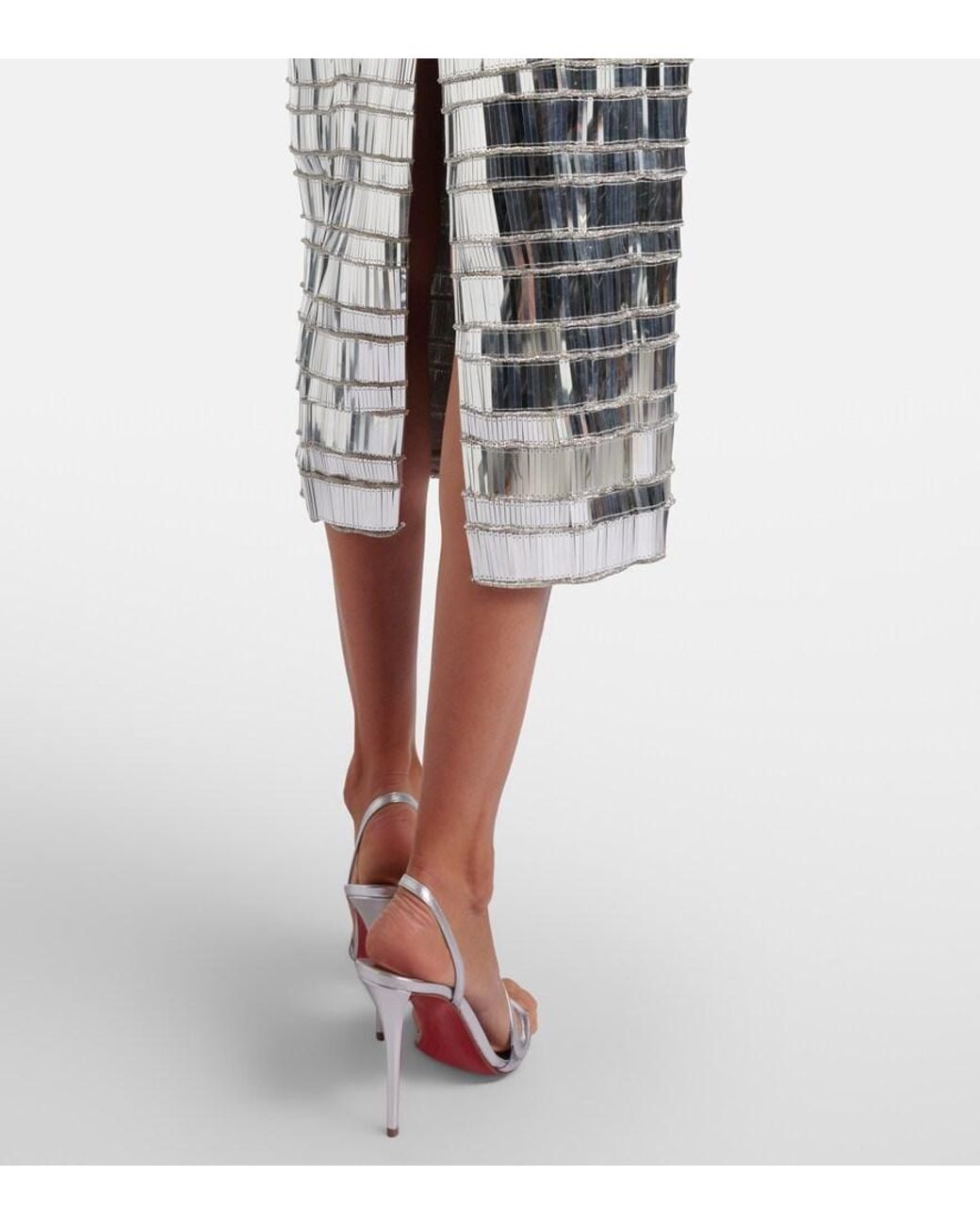 Rachel Gilbert Metallic Ariel Embellished Bustier Gown