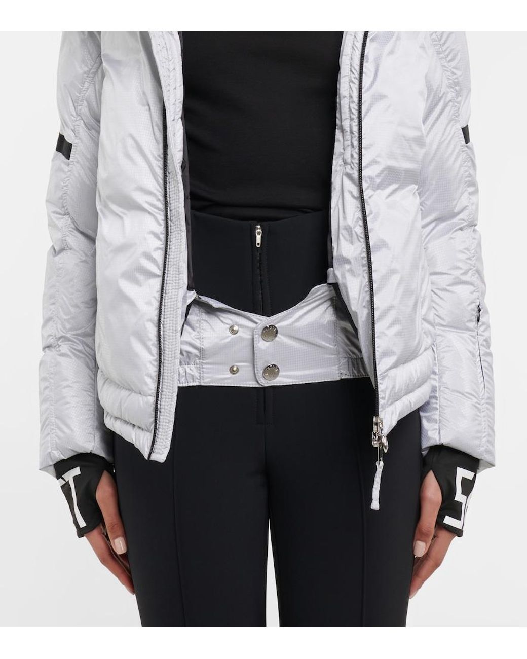 Jet Set Gray Joanna Padded Ski Jacket