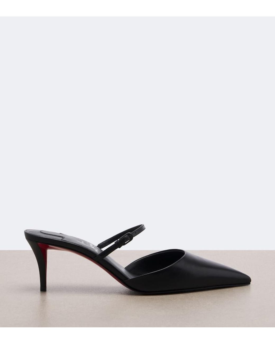 Christian Louboutin White Milena Leather Mules