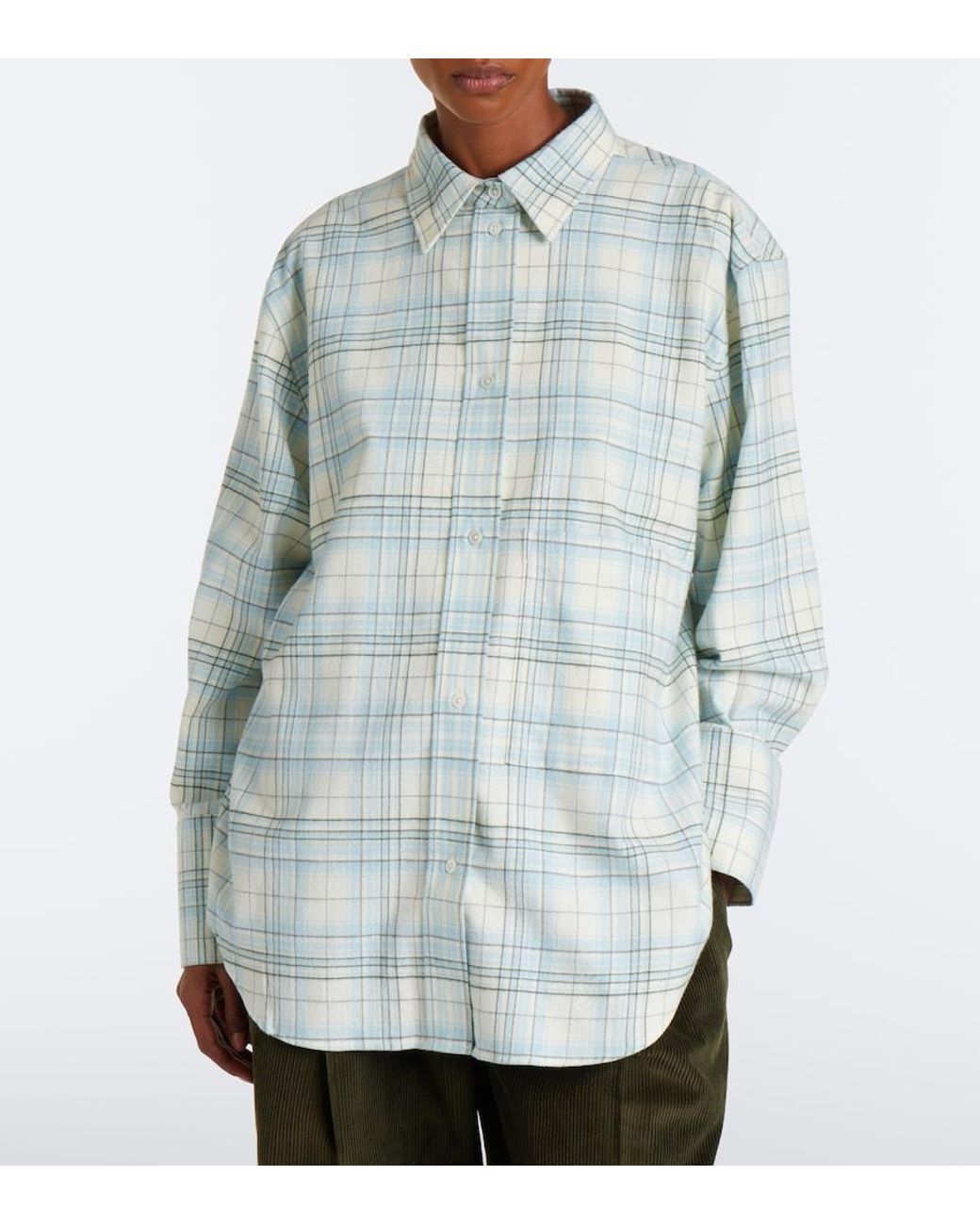 Camicia di Rohe in White