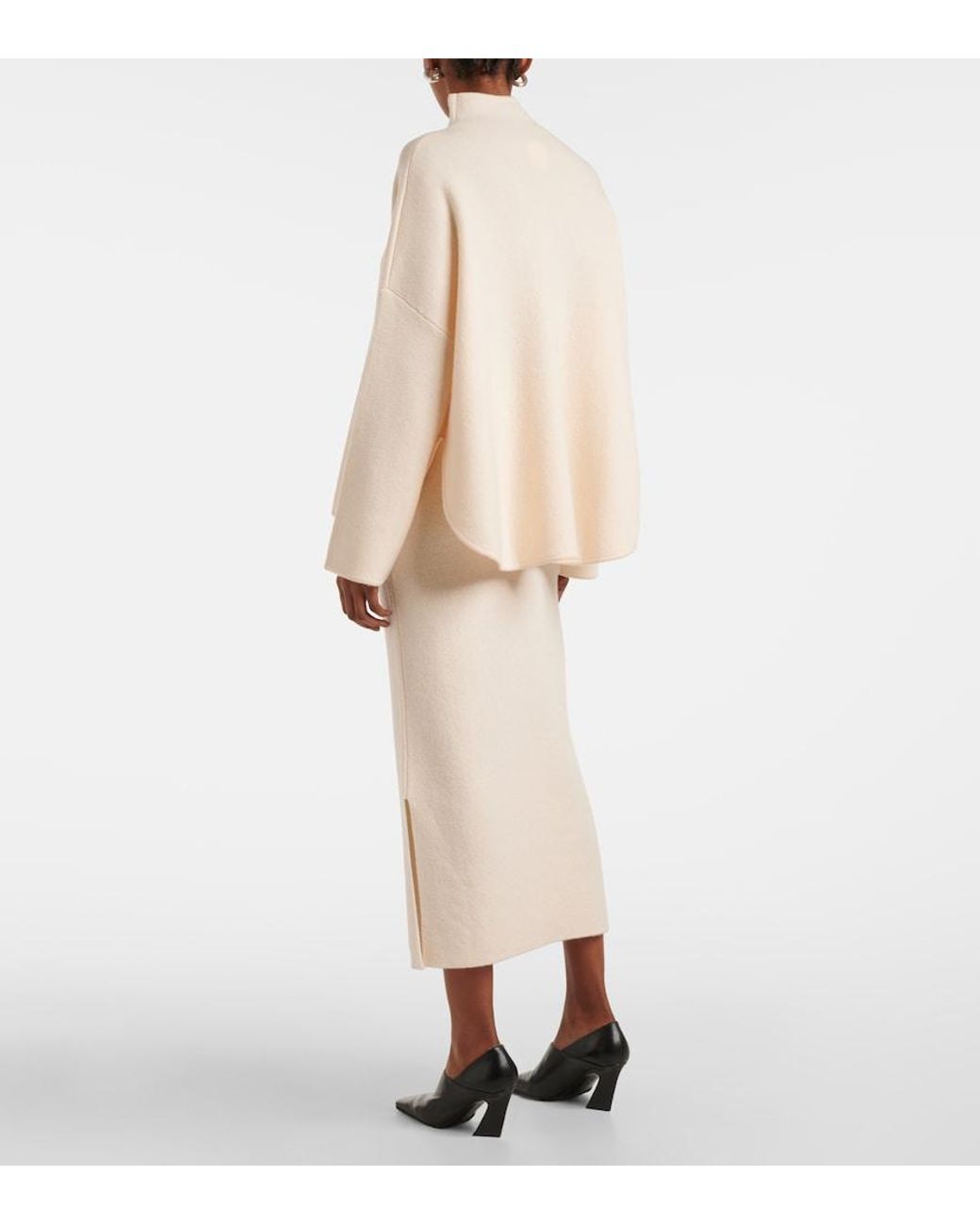 Jardin Des Orangers Natural Wool And Cashmere Sweater