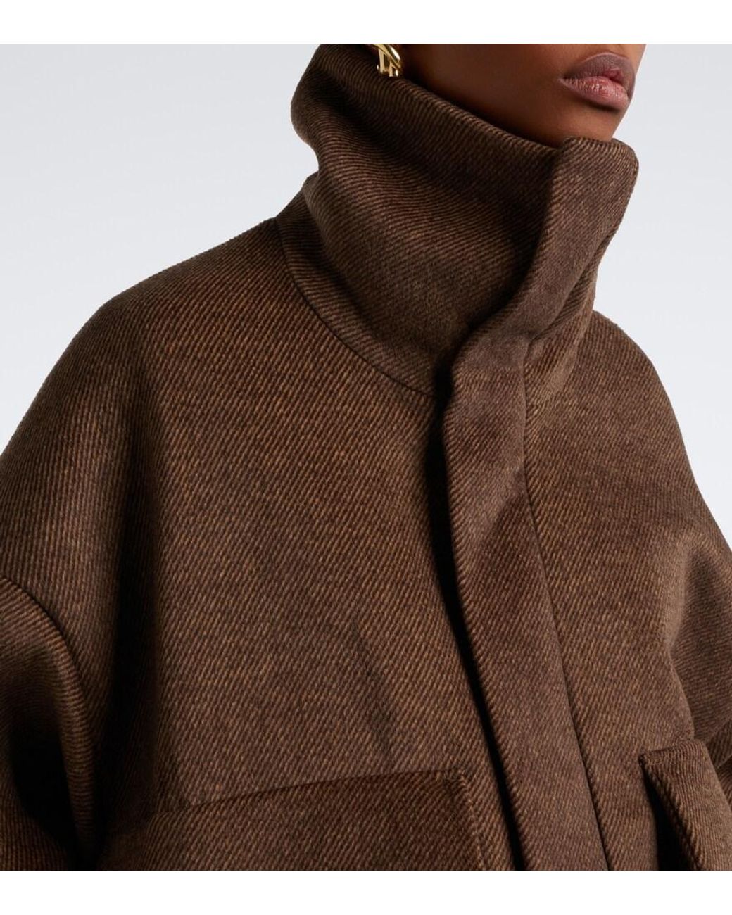 Frankie Shop Brown Elle Blouson Jacket