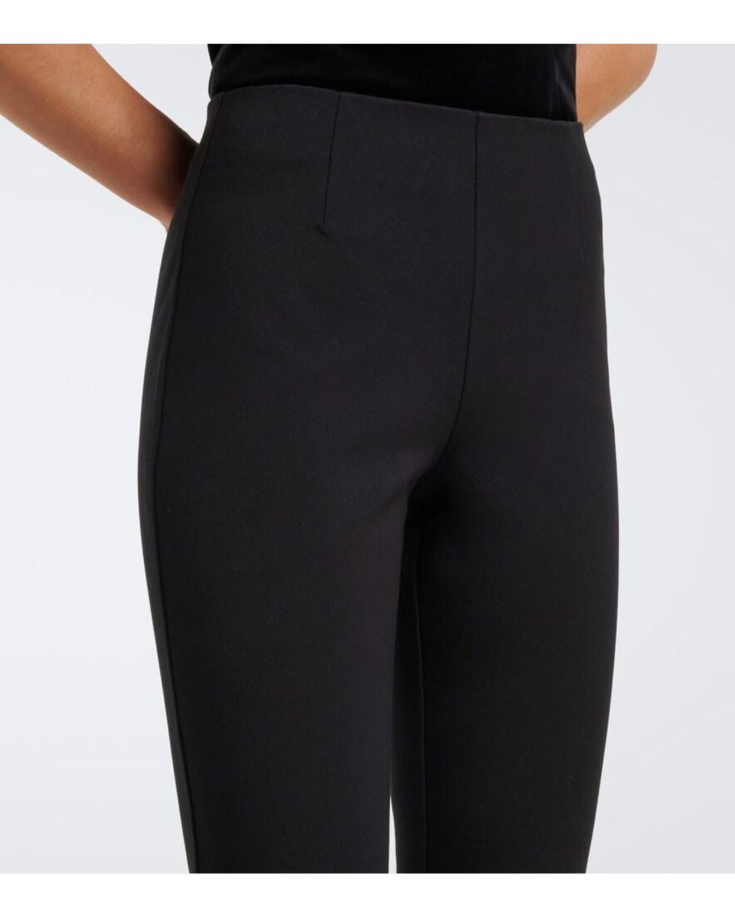 Posse Blue Mina Cotton-Blend Capri Pants