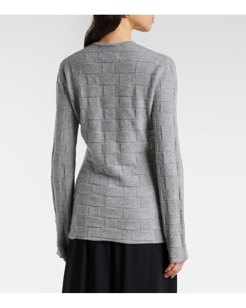 TOVE Gray Uma Cashmere Cardigan