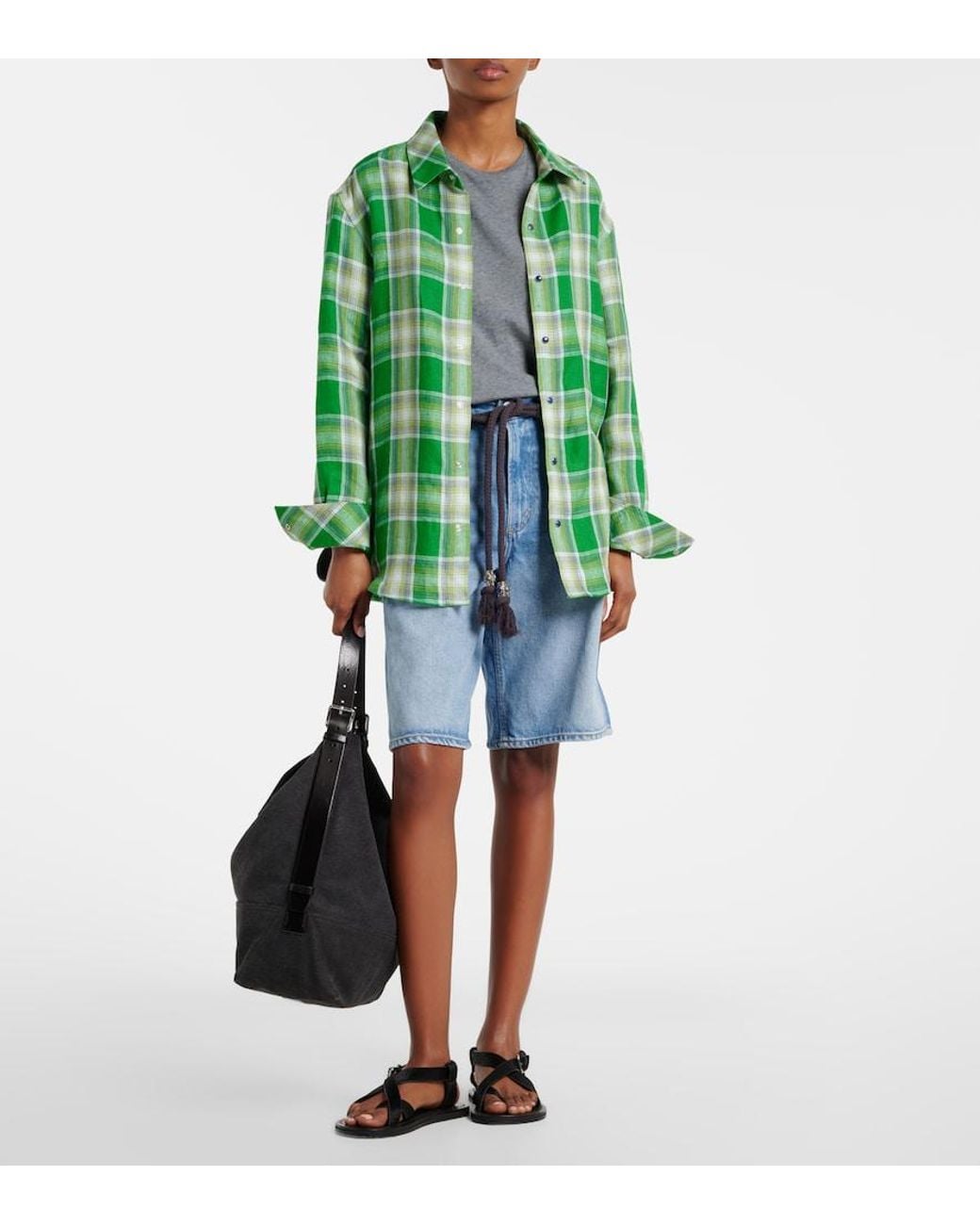 Citizens of Humanity Blue Court Denim Bermuda Shorts
