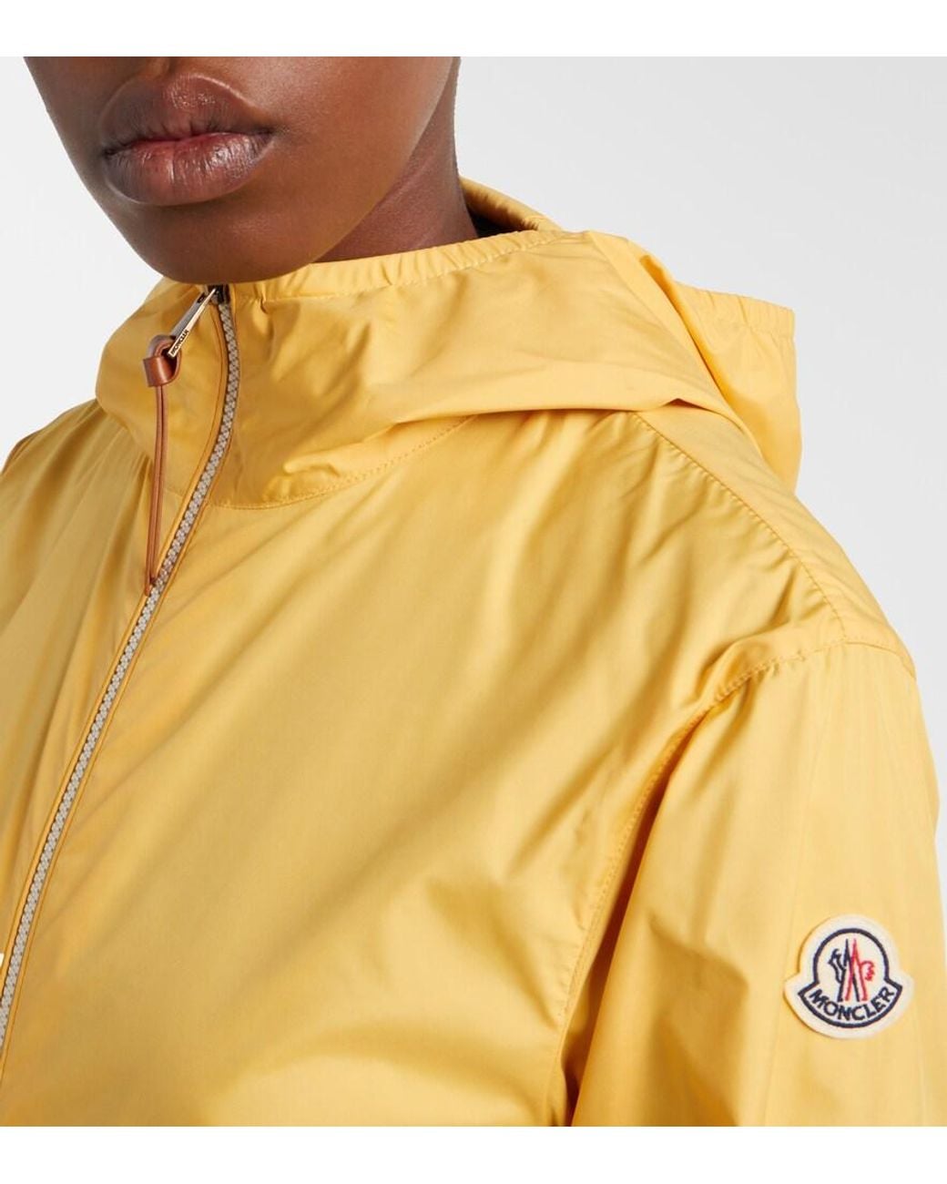 Moncler Yellow Fegeos Technical Jacket