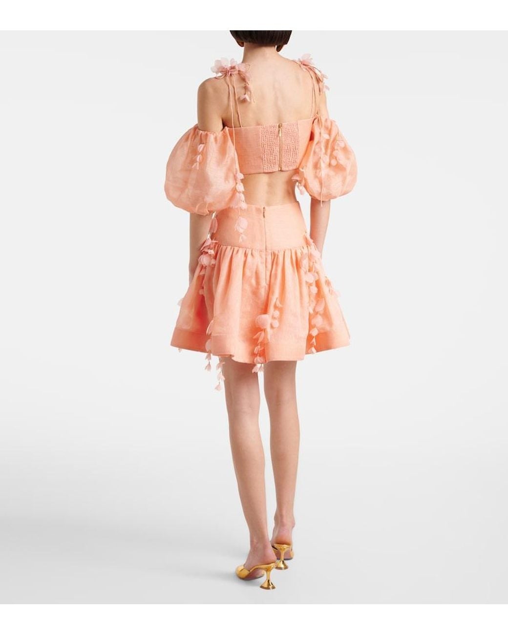 Top Cropped Dawning di Zimmermann in Pink