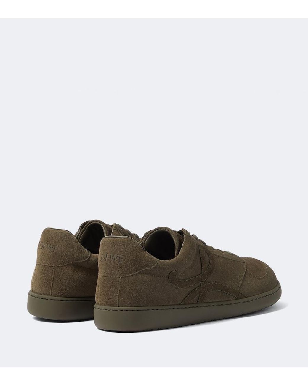 Loewe Green Suede Jambo Sneakers for men