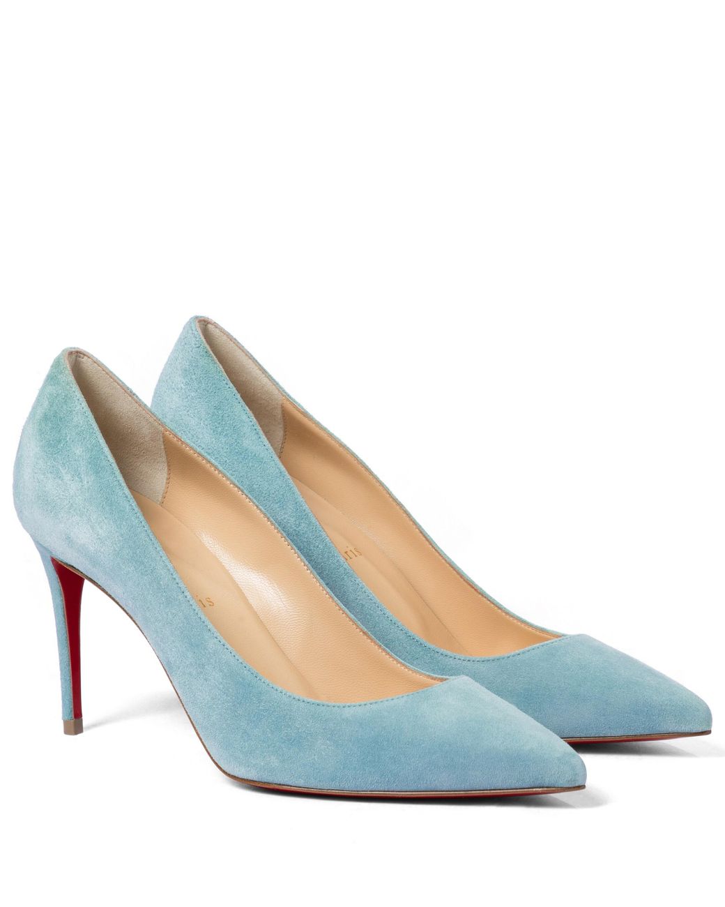 Christian Louboutin Kate 85 Suede Pumps in Blue Lyst