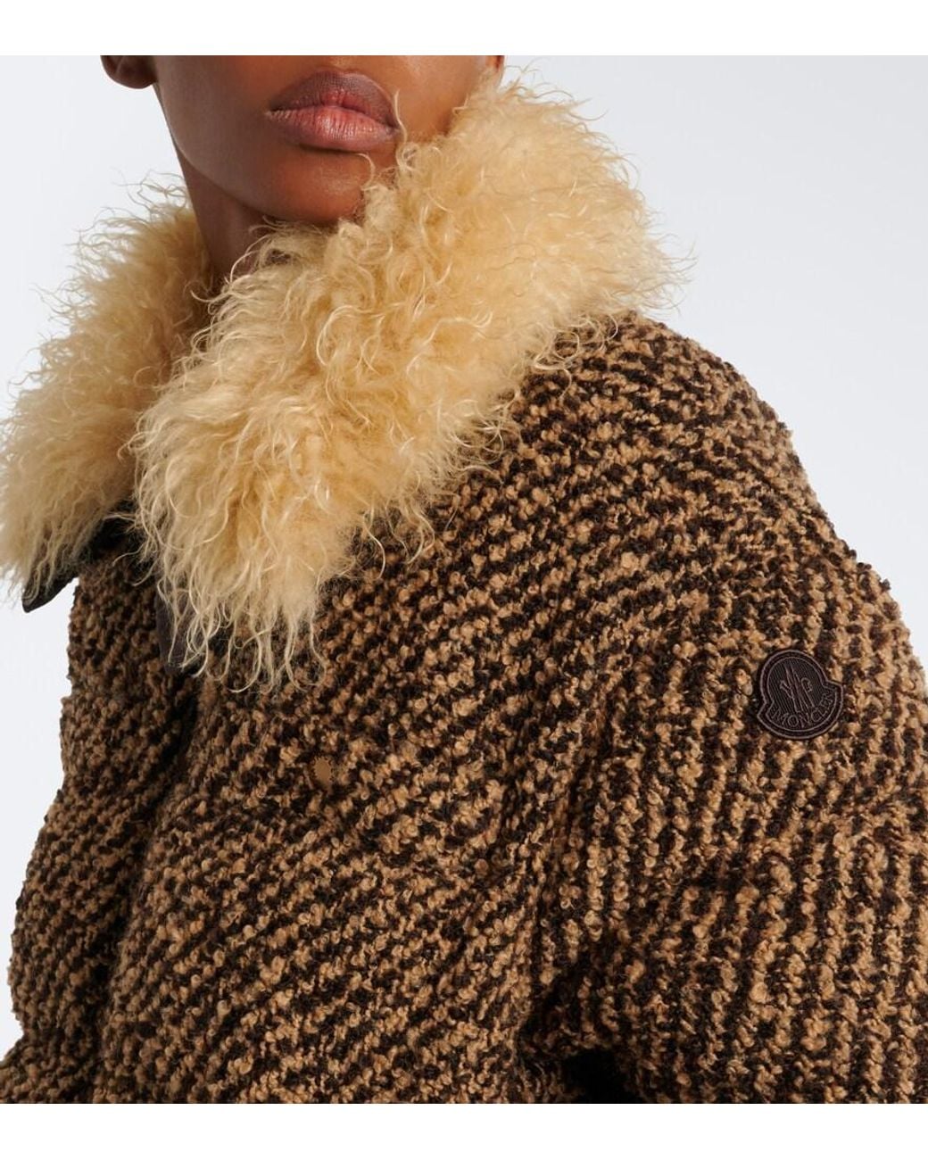 Moncler Brown Dynamique Boucle Down Jacket